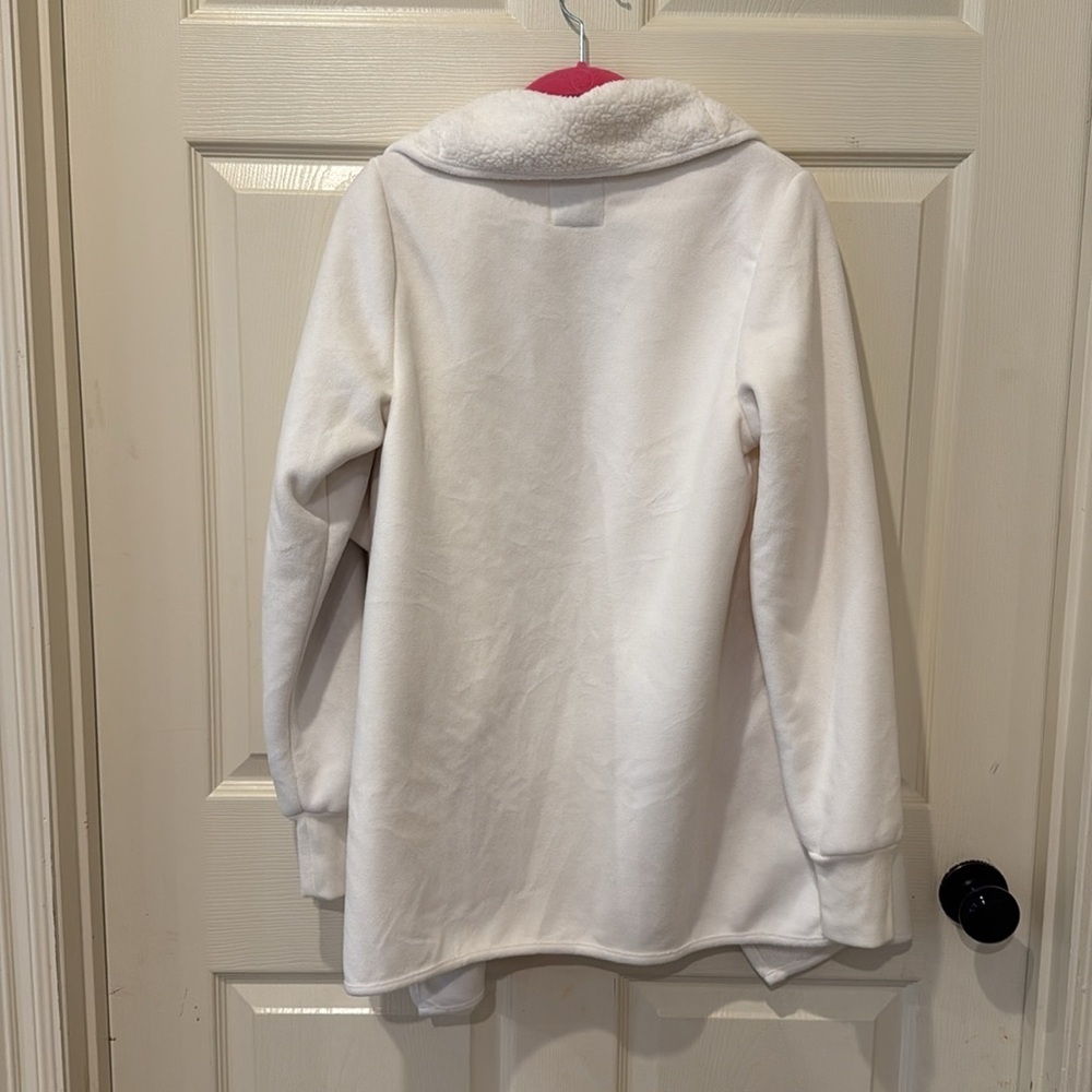 Abercrombie & Fitch NWT Soft A&F cream open face jacket, medium - Picture 8 of 9